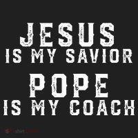 Jesus Is My Savior Pope Is My Coach Beanie thumb 2