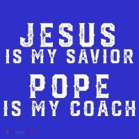 Jesus Is My Savior Pope Is My Coach Baby Bodysuit thumb 2