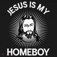 Jesus Is My Homeboy Funny Christian Bible Doggie Tank thumb 4