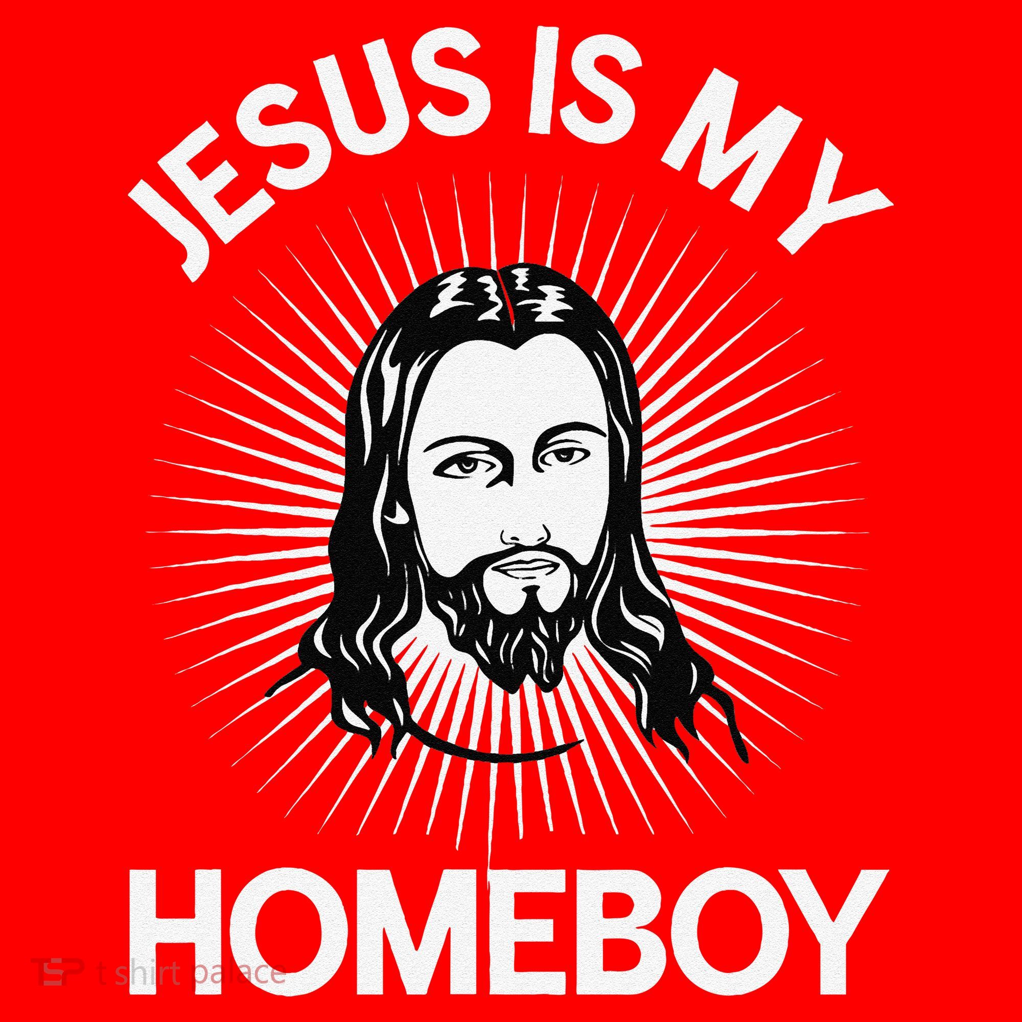 Jesus Is My Homeboy Funny Christian Bible Santa Hat