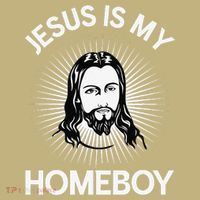 Jesus Is My Homeboy Funny Christian Bible Hoodie thumb 2