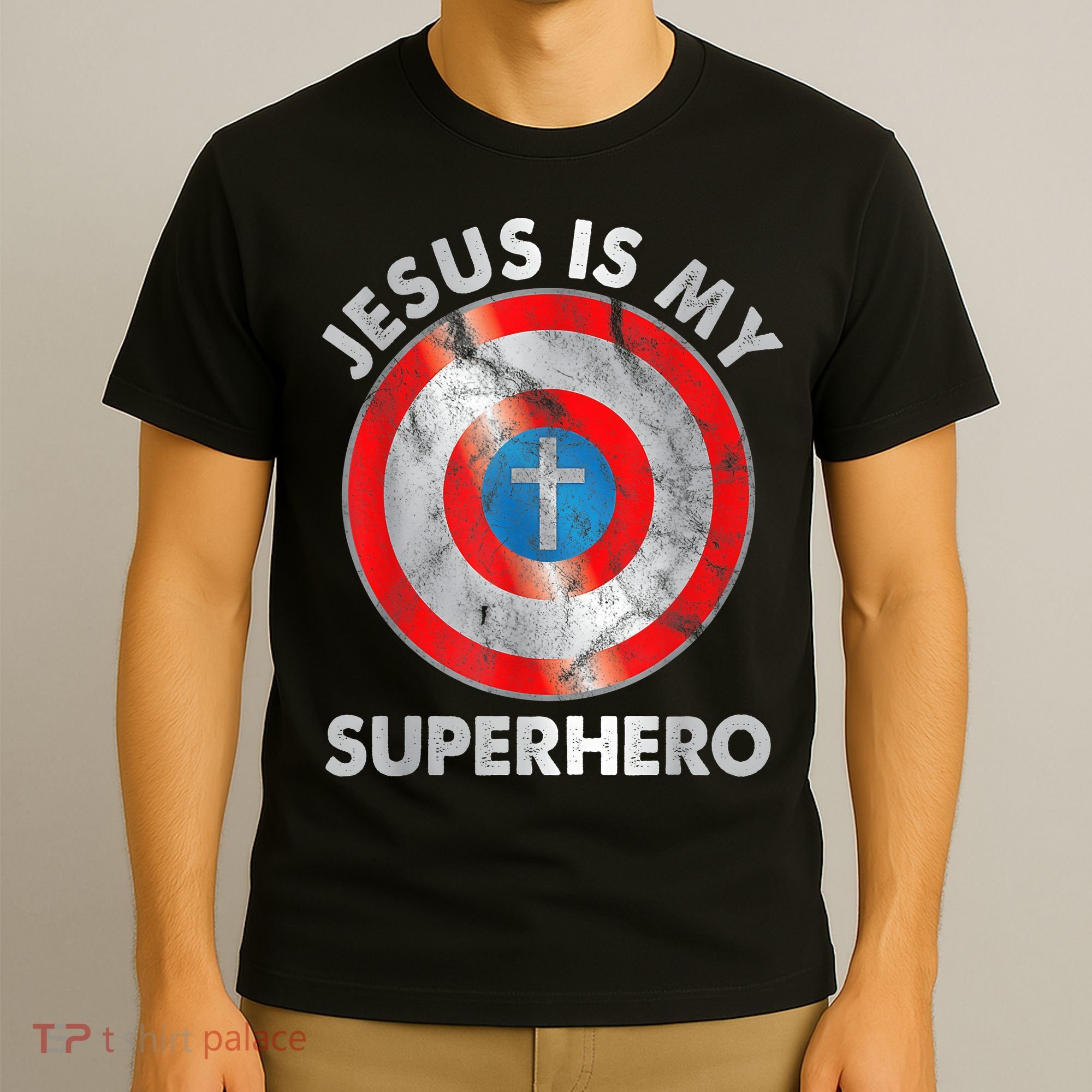 Jesus Is My SuperHero Christian Jesus Lovers Men Women T-Shirt