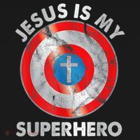 Jesus Is My SuperHero Christian Jesus Lovers Men Women T-Shirt thumb 7