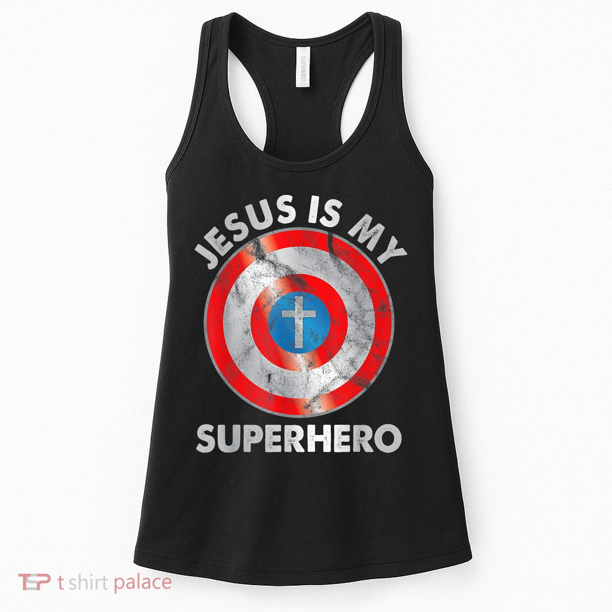 Jesus Is My SuperHero Christian Jesus Lovers Men Women Women's Tank Top