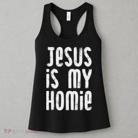 Jesus Is My Homie Christian Women's Tank Top thumb 3