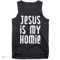 Jesus Is My Homie Christian Tank Top thumb 0