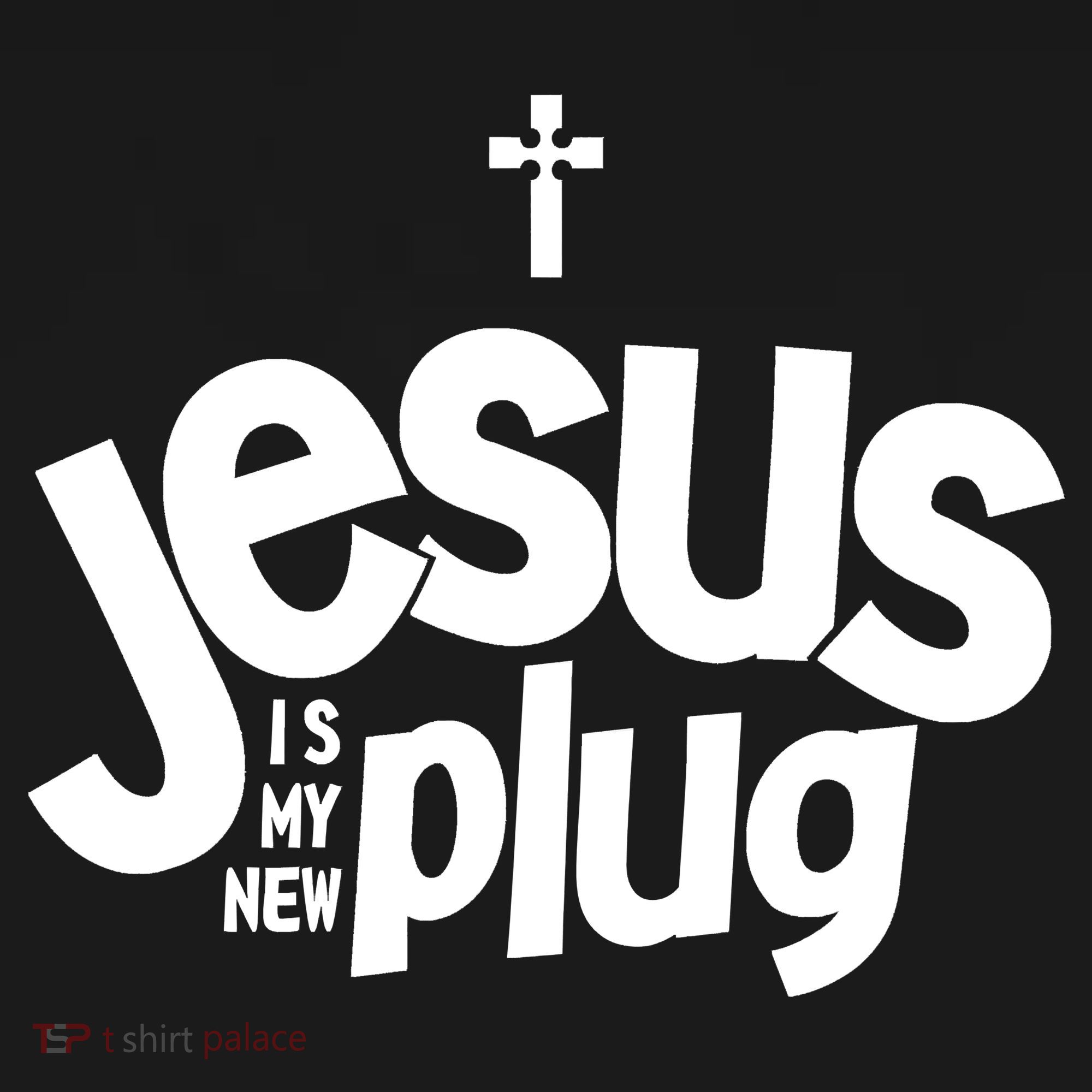 Jesus Is My New Plug Funny Christian Convert Mousepad