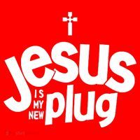 Jesus Is My New Plug Funny Christian Convert Santa Hat thumb 1