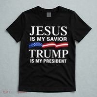Jesus Is My Savior Trump Is My President T-Shirt thumb 5