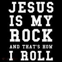 Jesus Is My Rock And Thats How I Roll Funny Religious Coffee Mug thumb 5