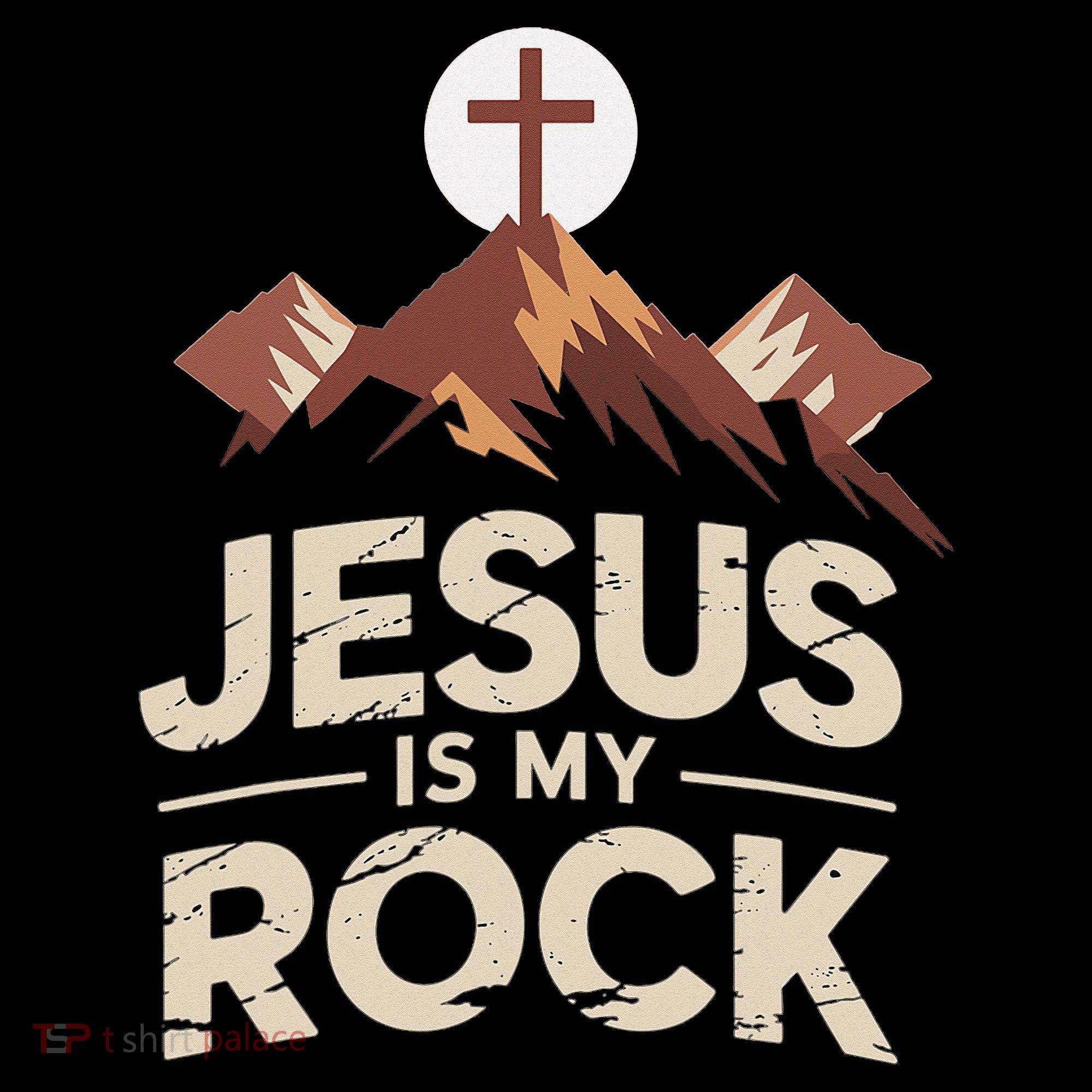 Jesus Is My Rock Biblical Christian Faith Coffee Mug
