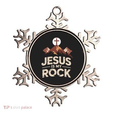 Jesus Is My Rock Biblical Christian Faith Ornament