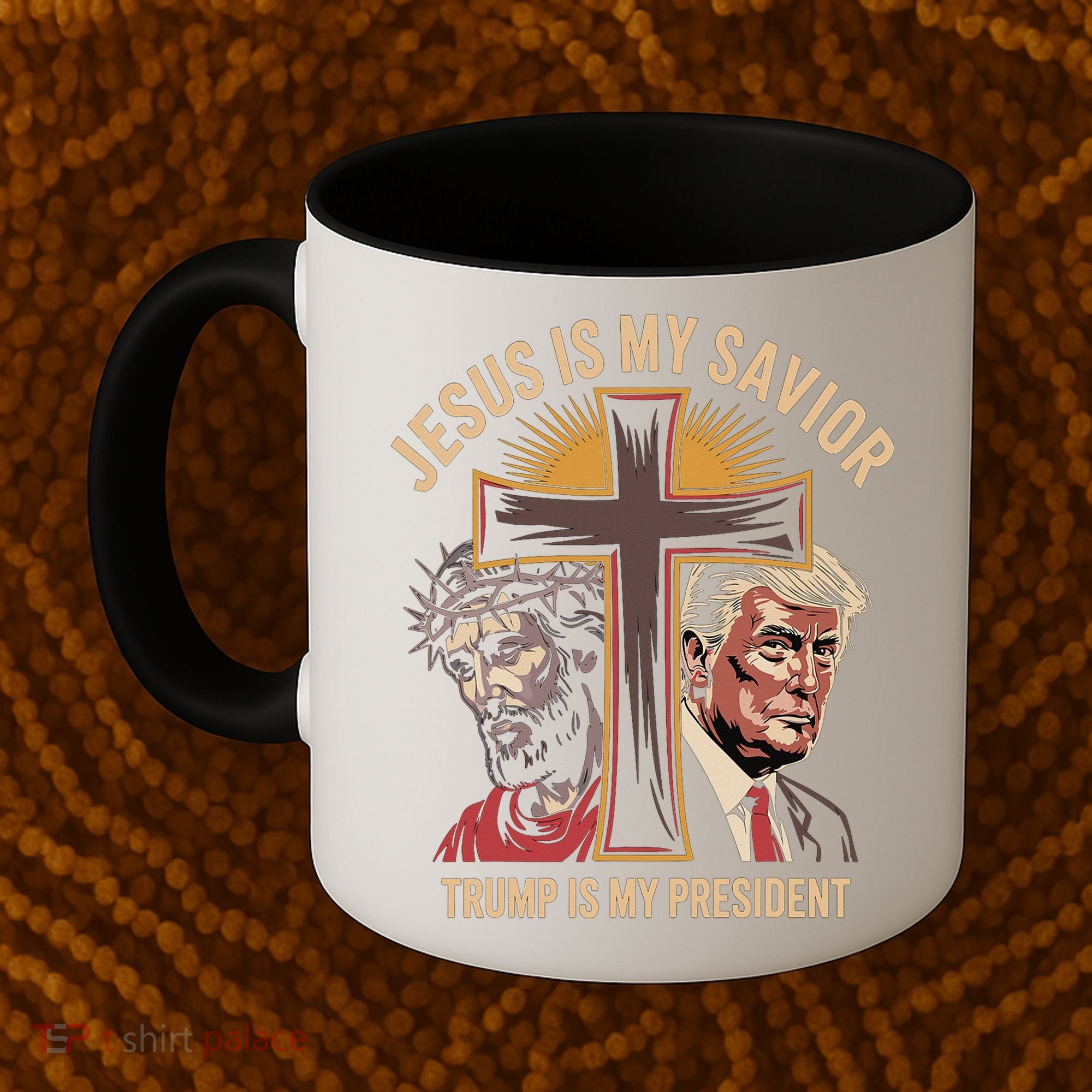 Jesus Is My Savior Trump Is My President Biblical Coffee Mug