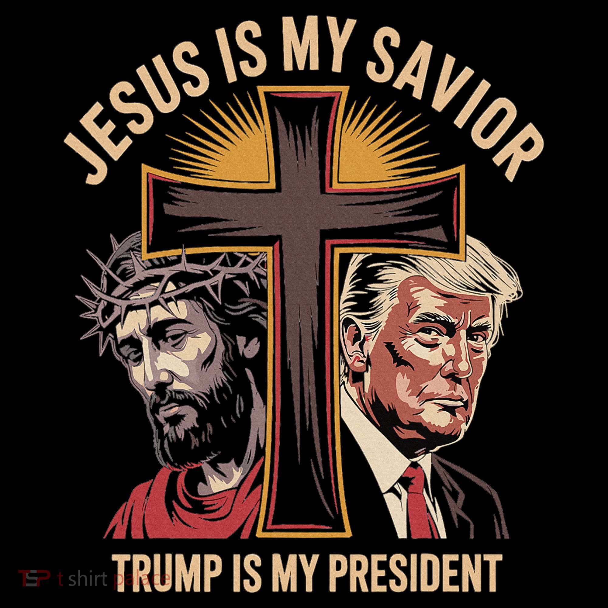 Jesus Is My Savior Trump Is My President Biblical Coffee Mug