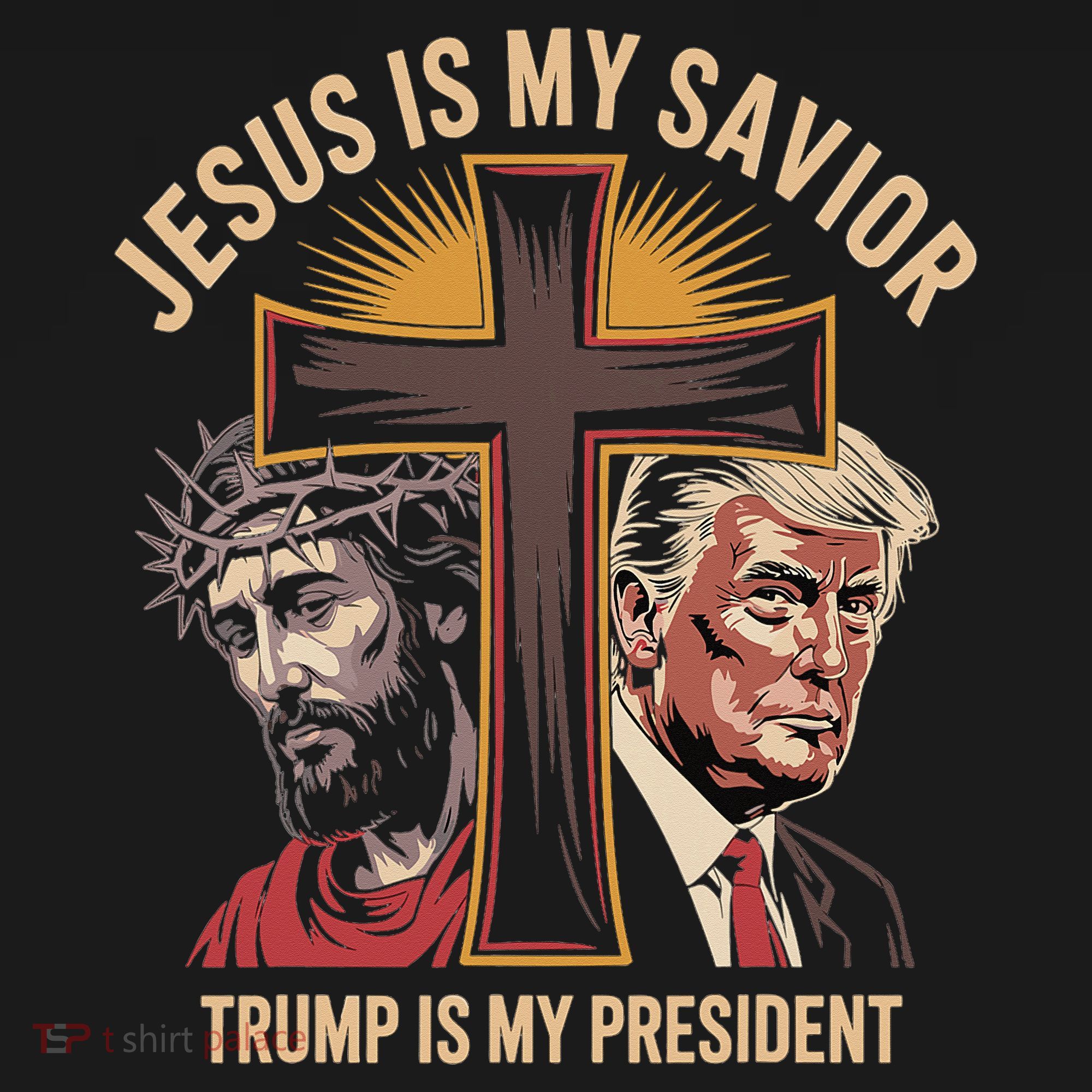 Jesus Is My Savior Trump Is My President Biblical Women's Hoodie