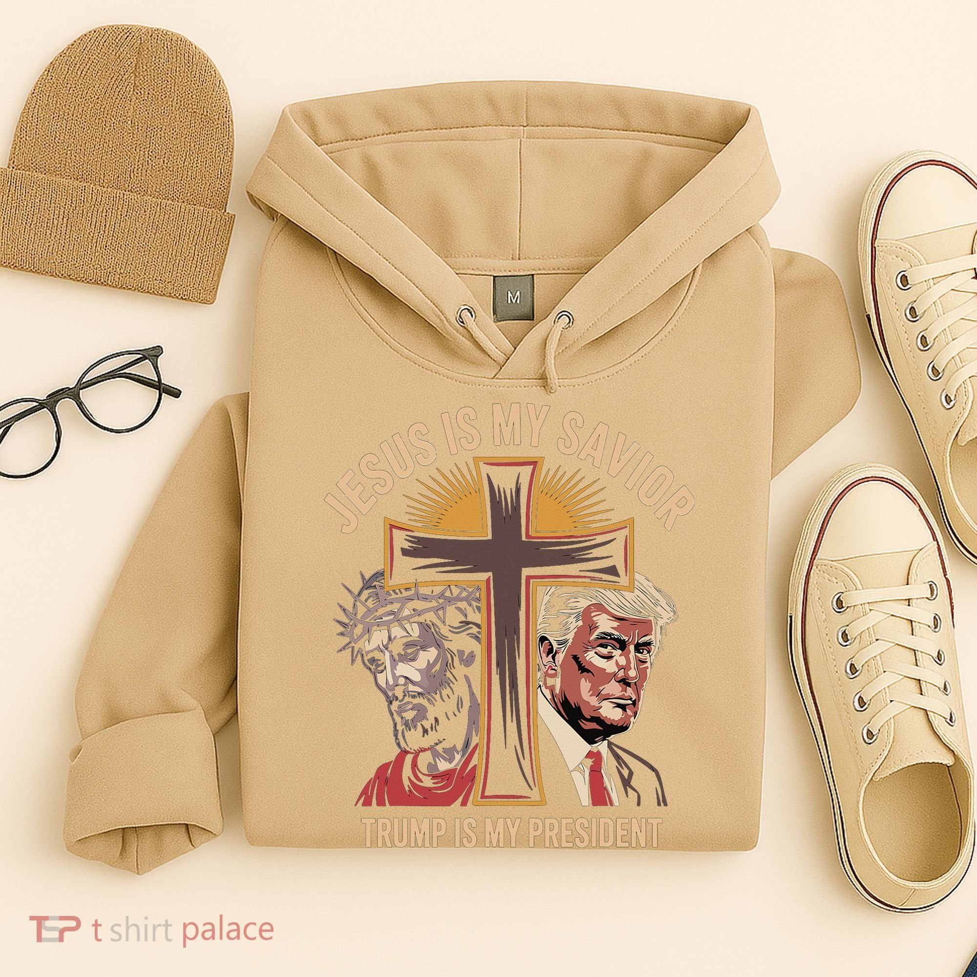 Jesus Is My Savior Trump Is My President Biblical Hoodie