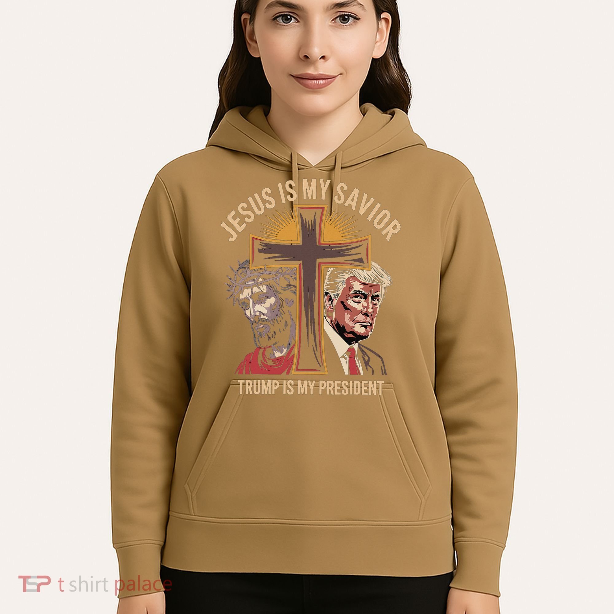 Jesus Is My Savior Trump Is My President Biblical Hoodie