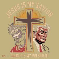 Jesus Is My Savior Trump Is My President Biblical Sweatshirt thumb 2