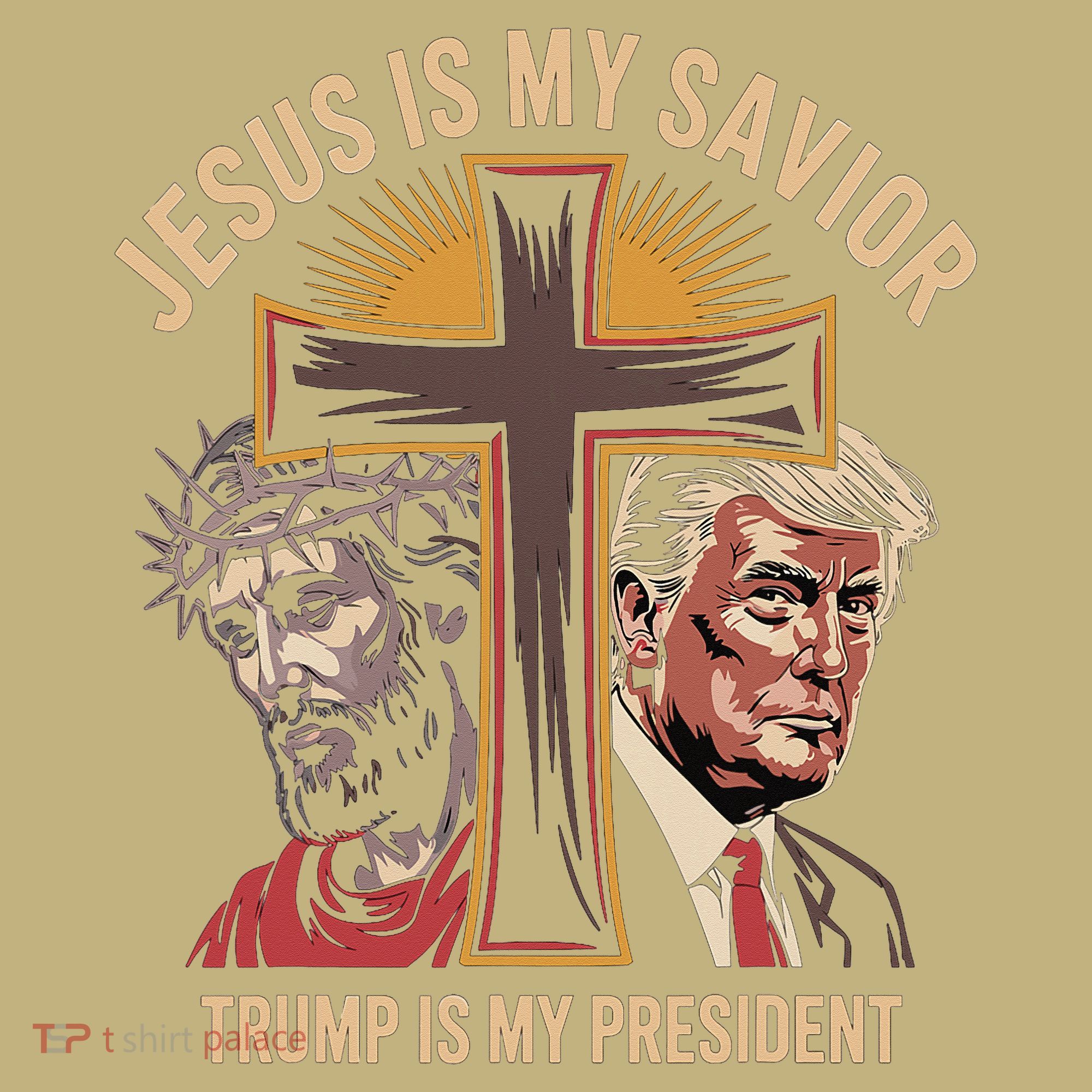Jesus Is My Savior Trump Is My President Biblical Sweatshirt