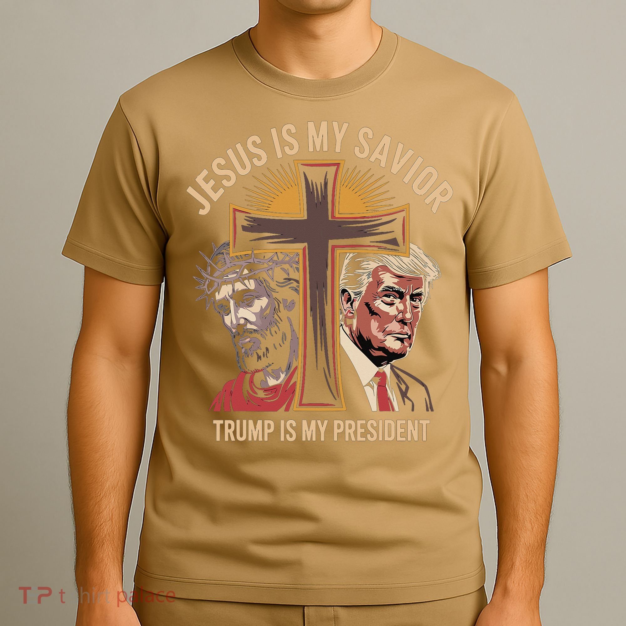 Jesus Is My Savior Trump Is My President Biblical T-Shirt