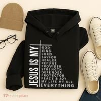 Jesus Is My God King Lord Savior Healer My Everything Hoodie thumb 4