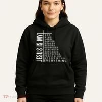 Jesus Is My God King Lord Savior Healer My Everything Hoodie thumb 5