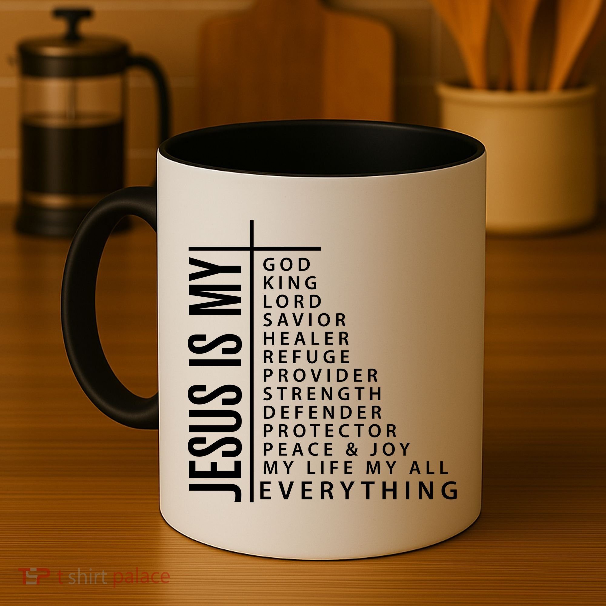 Jesus Is My God King Lord Savior Healer My Everything Coffee Mug