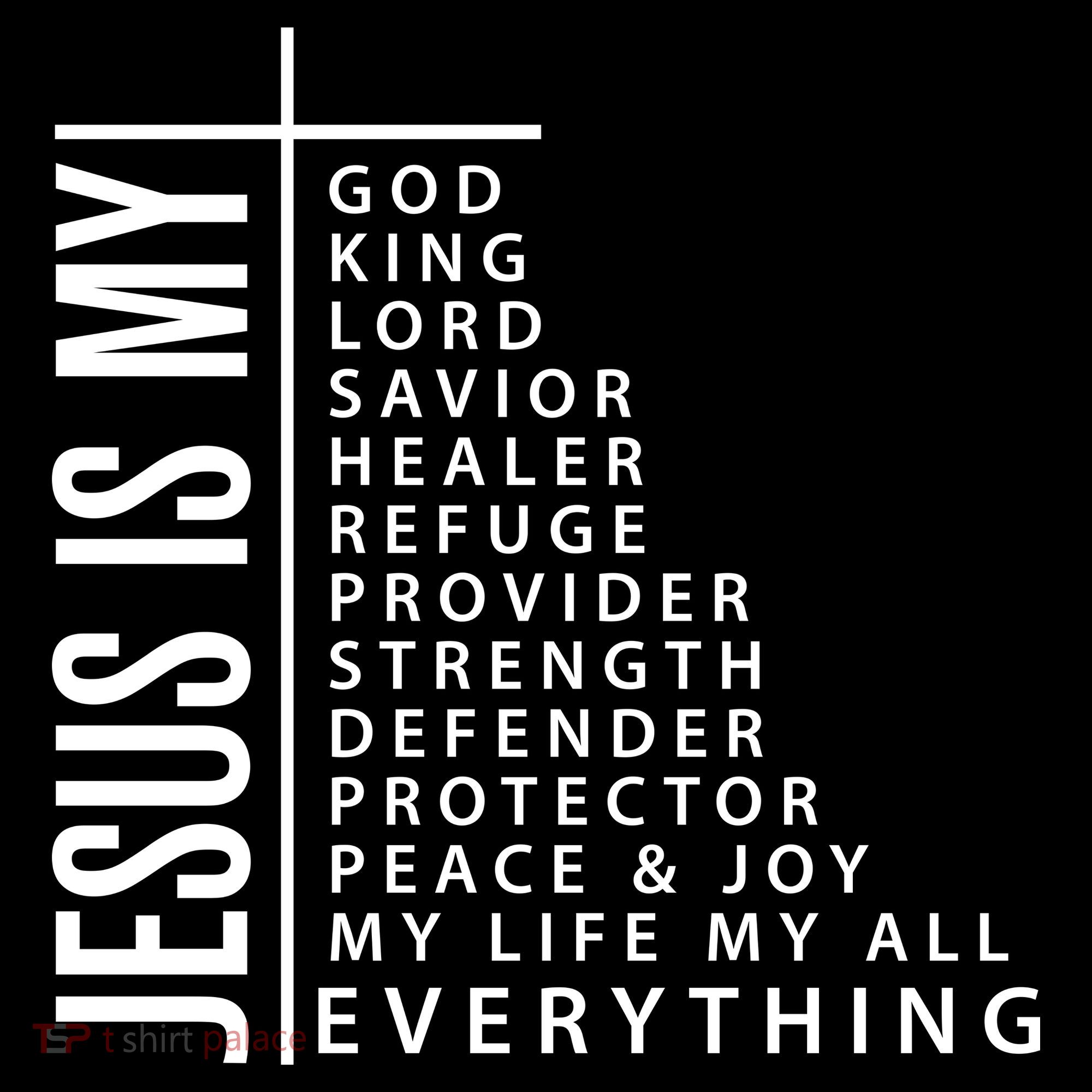Jesus Is My God King Lord Savior Healer My Everything Women's Hoodie