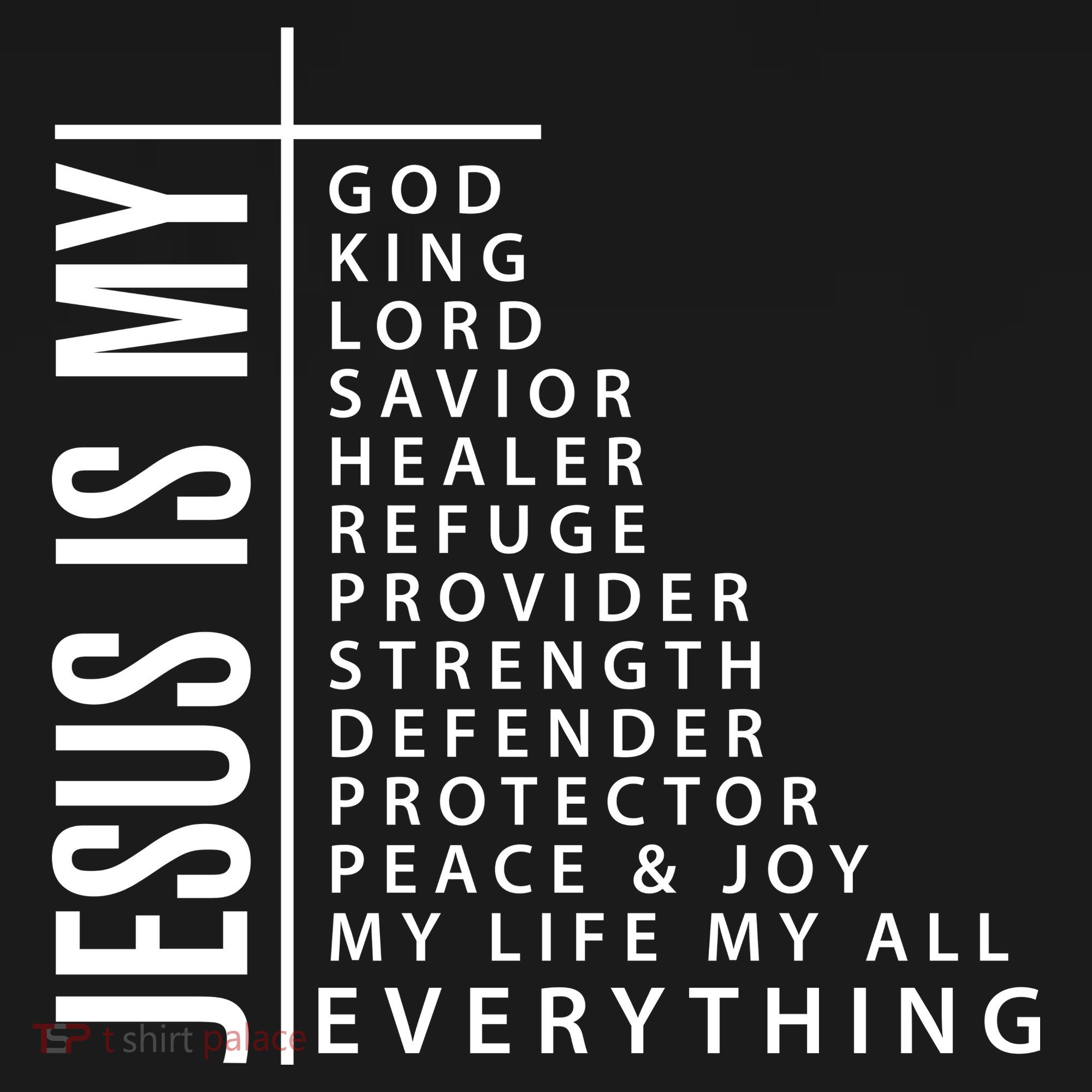Jesus Is My God King Lord Savior Healer My Everything Women's Tank Top