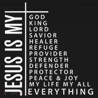 Jesus Is My God King Lord Savior Healer My Everything Kids Sweatshirt thumb 2