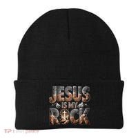 Jesus Is My Rock Biblical Faith Beanie thumb 0