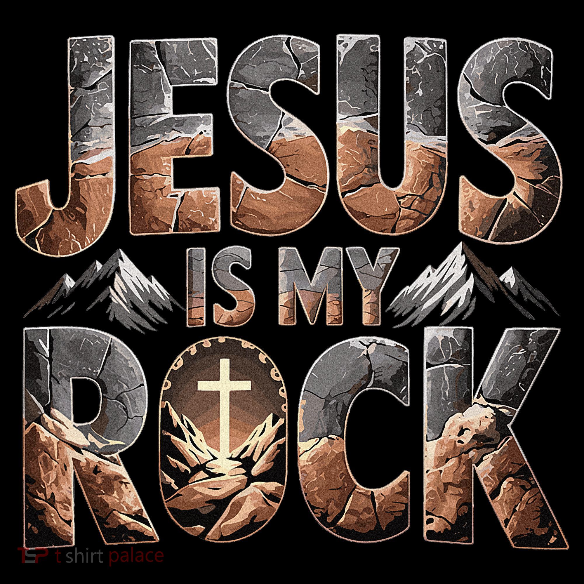 Jesus Is My Rock Biblical Faith Women's Hoodie