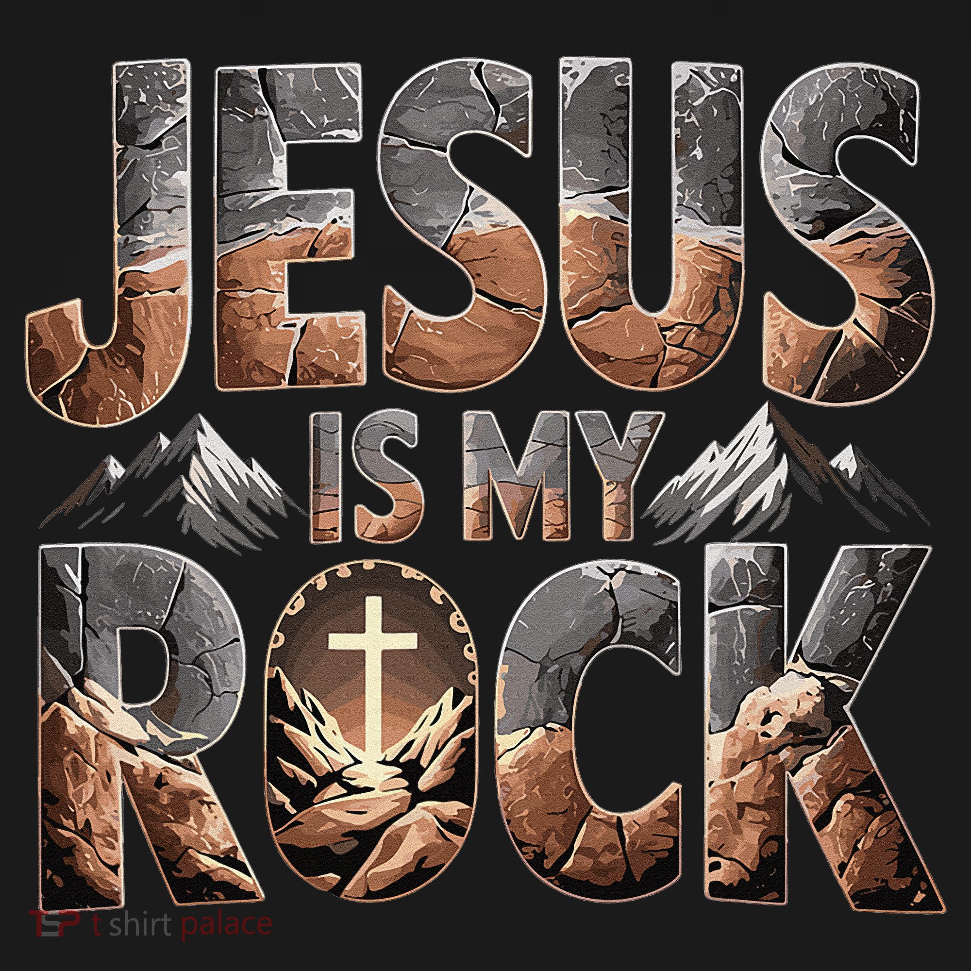 Jesus Is My Rock Biblical Faith Women's Tank Top