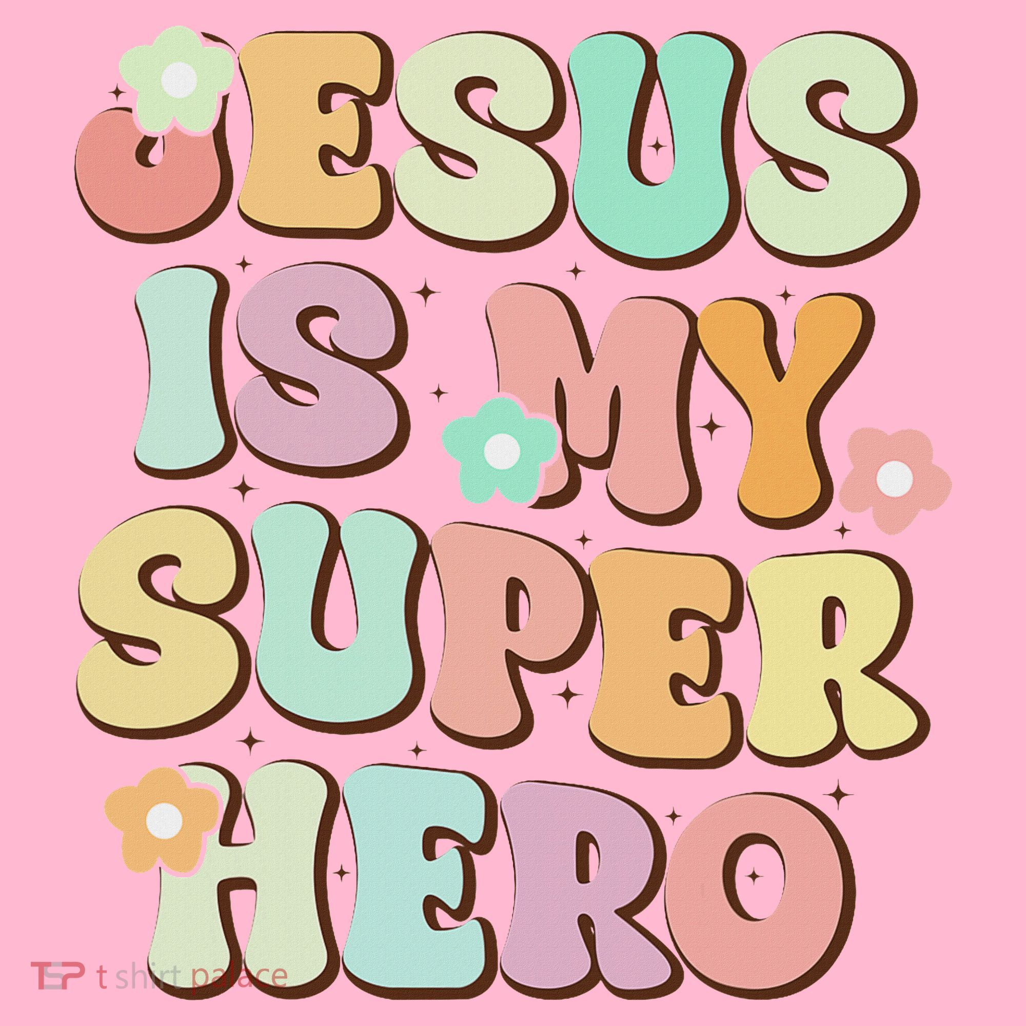Jesus Is My Superhero Christian Religious Coaster