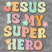 Jesus Is My Superhero Christian Religious Toddler Hoodie thumb 2