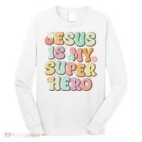 Jesus Is My Superhero Christian Religious Long Sleeve Shirt thumb 0