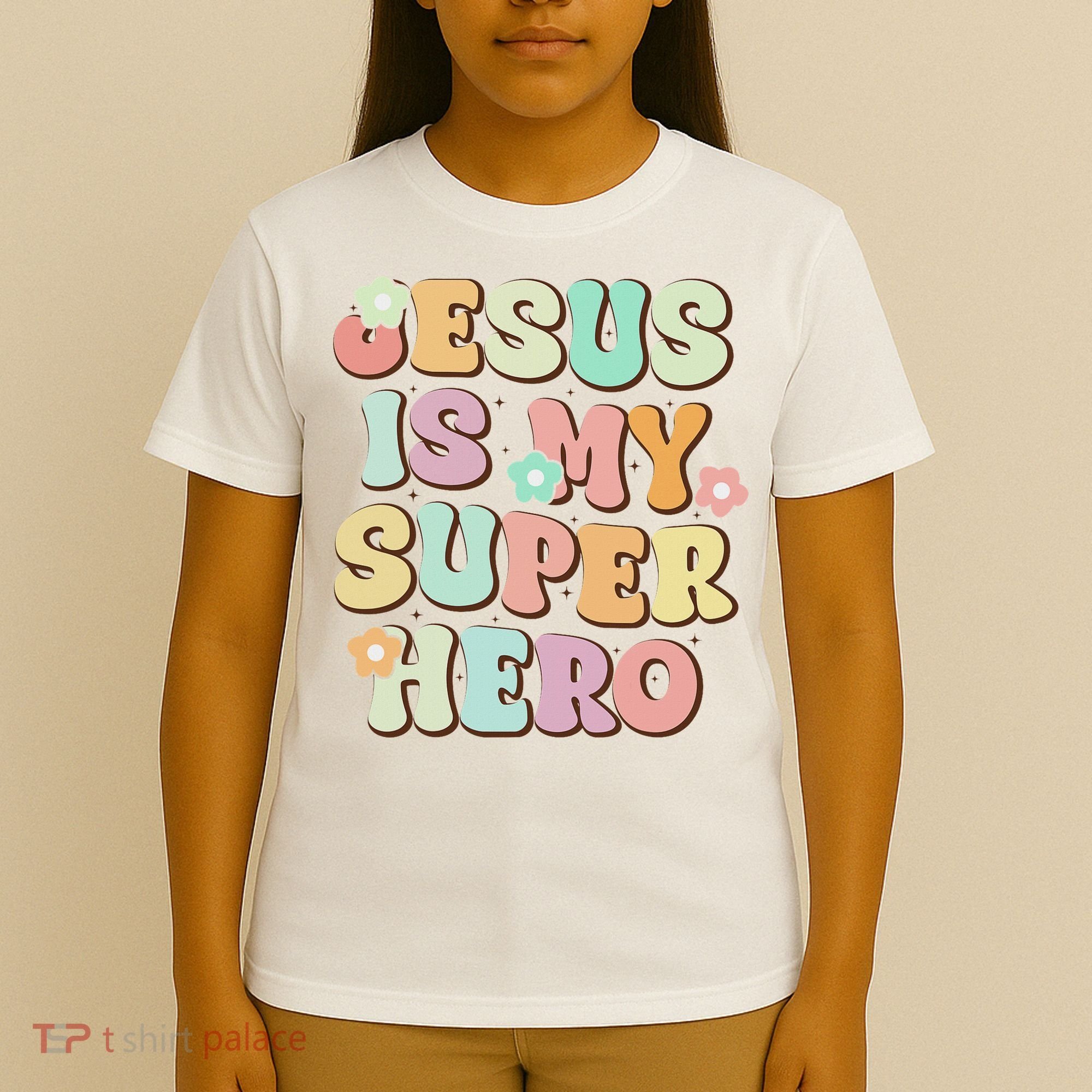 Jesus Is My Superhero Christian Religious T-Shirt