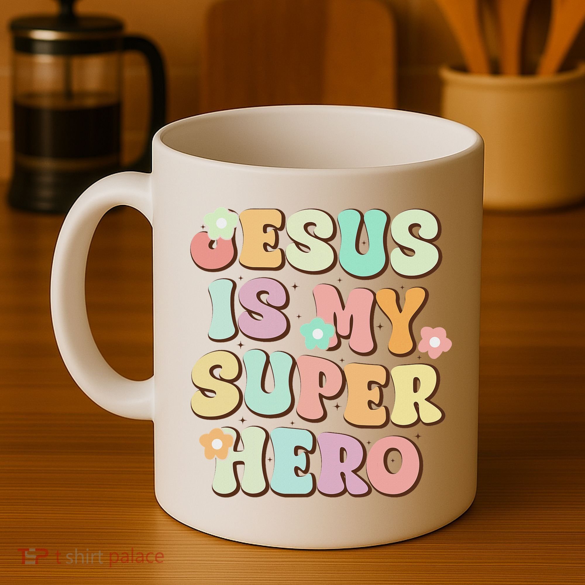 Jesus Is My Superhero Christian Religious Coffee Mug