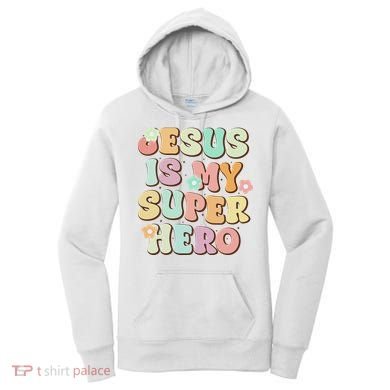 Jesus Is My Superhero Christian Religious Women's Hoodie
