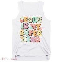 Jesus Is My Superhero Christian Religious Tank Top thumb 0