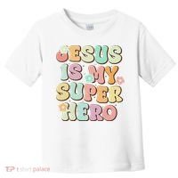 Jesus Is My Superhero Christian Religious Toddler T-Shirt thumb 0