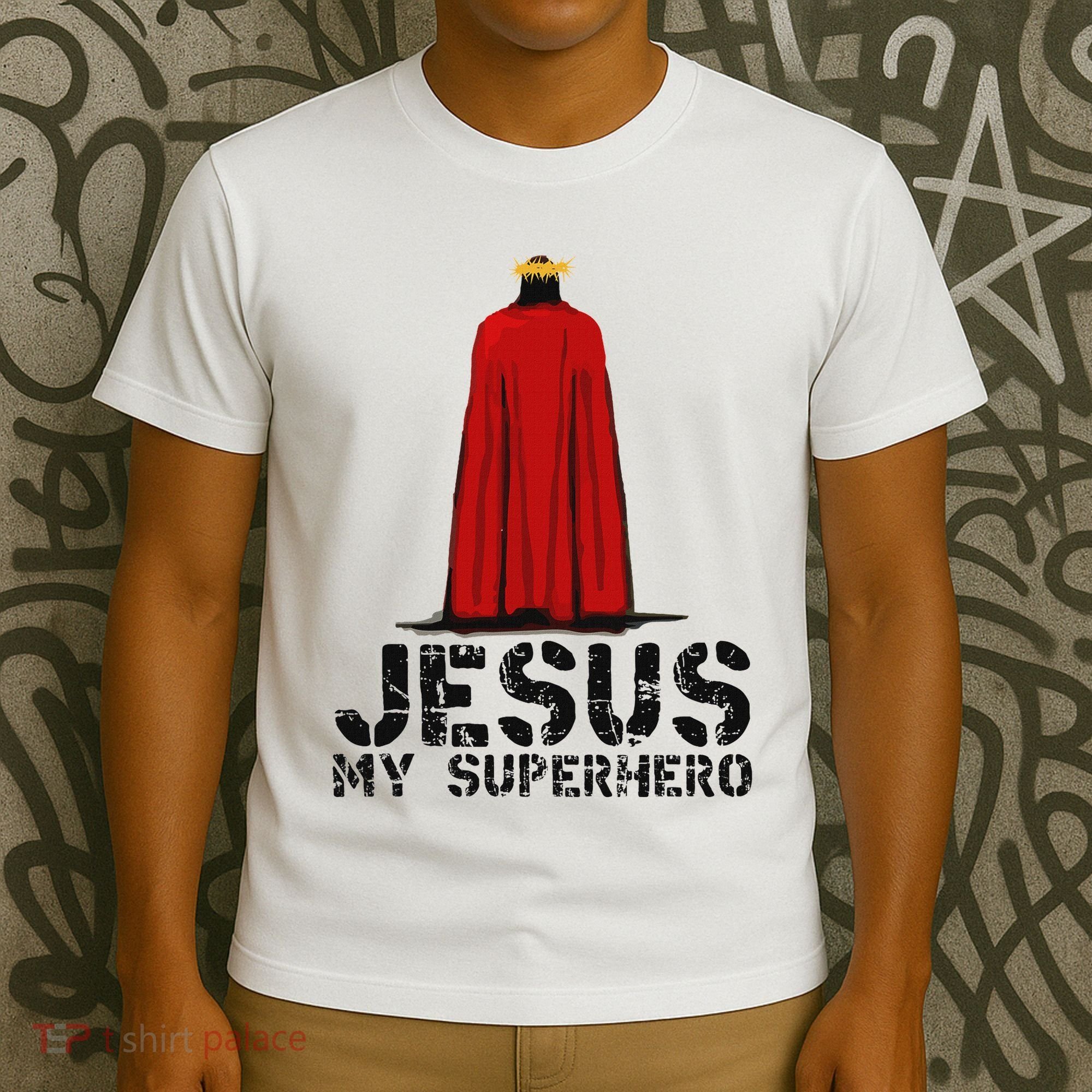 Jesus Is My Superhero! Christian Gifts Cool Gods Love T-Shirt
