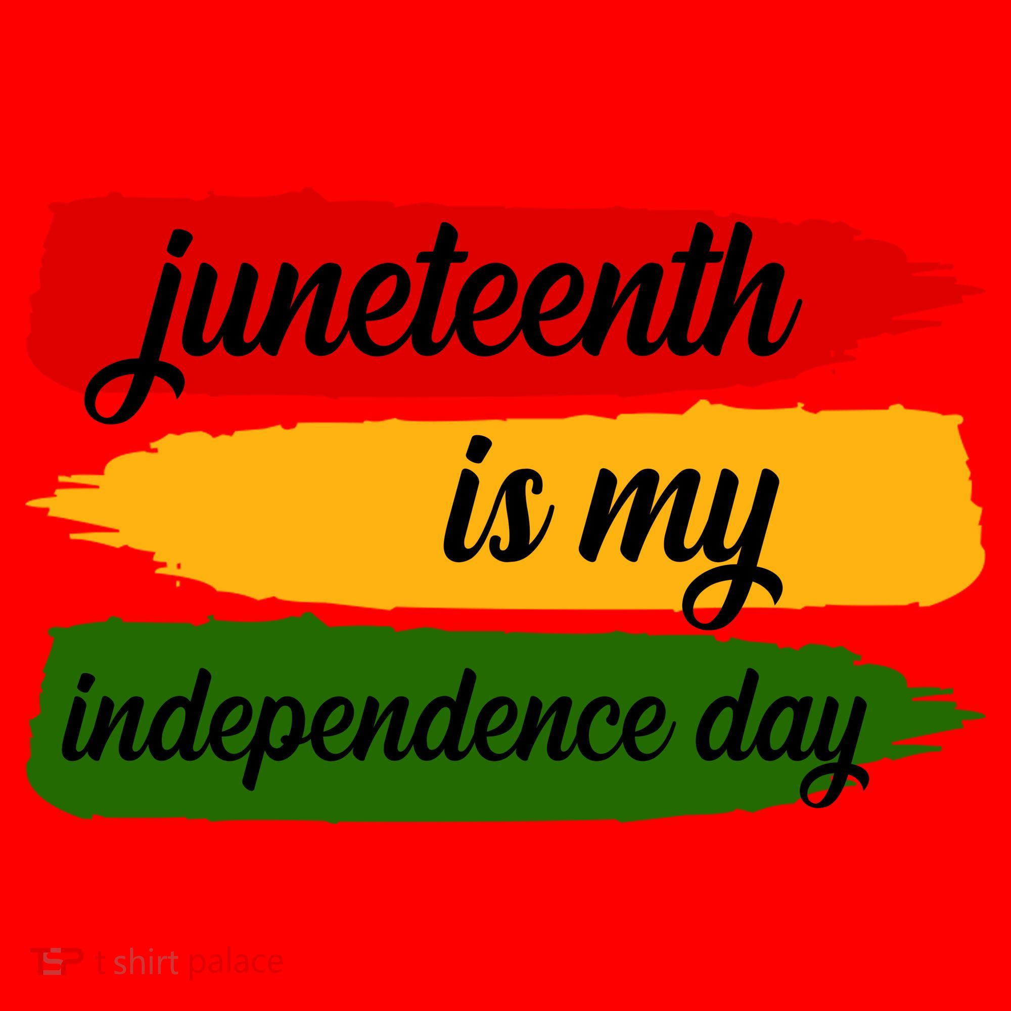 Juneteenth Is My Independence Day Santa Hat