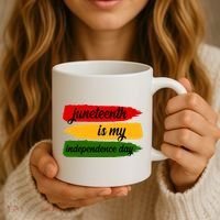 Juneteenth Is My Independence Day Coffee Mug thumb 3