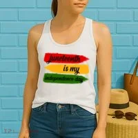 Juneteenth Is My Independence Day Women's Tank Top thumb 2