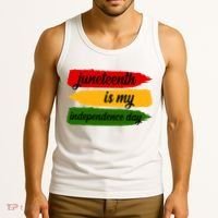 Juneteenth Is My Independence Day Tank Top thumb 3