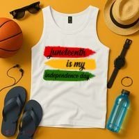 Juneteenth Is My Independence Day Tank Top thumb 4