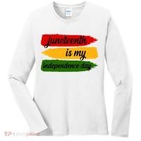 Juneteenth Is My Independence Day Women's Long Sleeve Shirt thumb 0