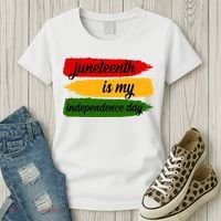 Juneteenth Is My Independence Day Women's T-Shirt thumb 3