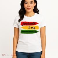 Juneteenth Is My Independence Day Women's T-Shirt thumb 4